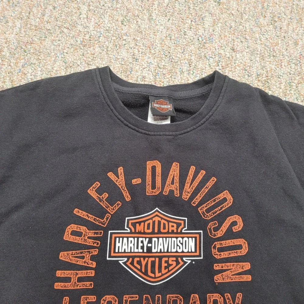 Harley Davidson Sweatshirt Mens 3XL Black Legendary Biker El Paso Texas Pullover